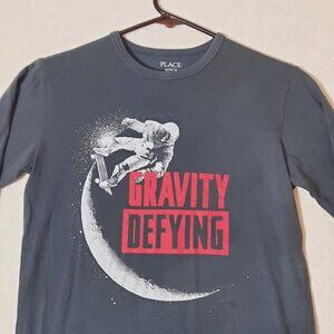 GRAVITY DEFYING Shred The Moon Snowboard Shirt, Childrens Place Skater Long Tee